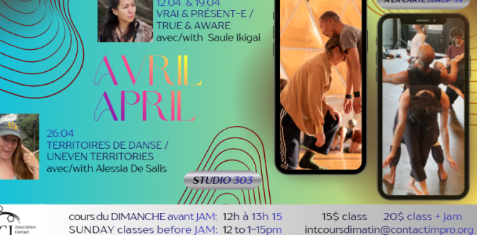 Cours dimanche avril 2026
