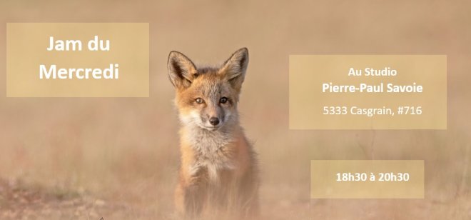 01. Jam du mercredi 2026